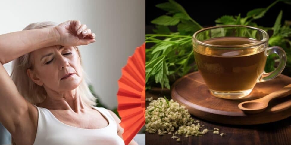 Fim do calor da menopausa: Chá milagroso com 1 ingrediente dá fim ao pesadelo de mulheres 45+