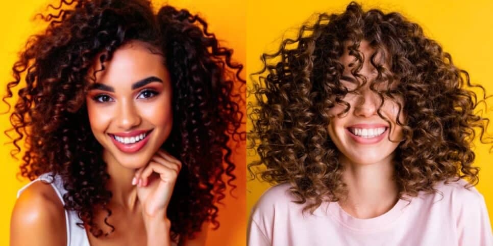 Corte de cabelo em camadas e long bob em cacheadas (Foto: Reprodução/ Freepik) Corte de cabelo em camadas e long bob em cacheadas (Foto: Reprodução/ Freepik)