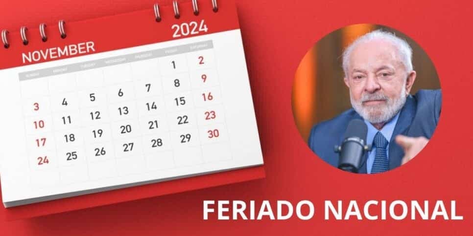 É oficial: Nova lei sancionada por Lula traz feriado NACIONAL a CLTs em novembro