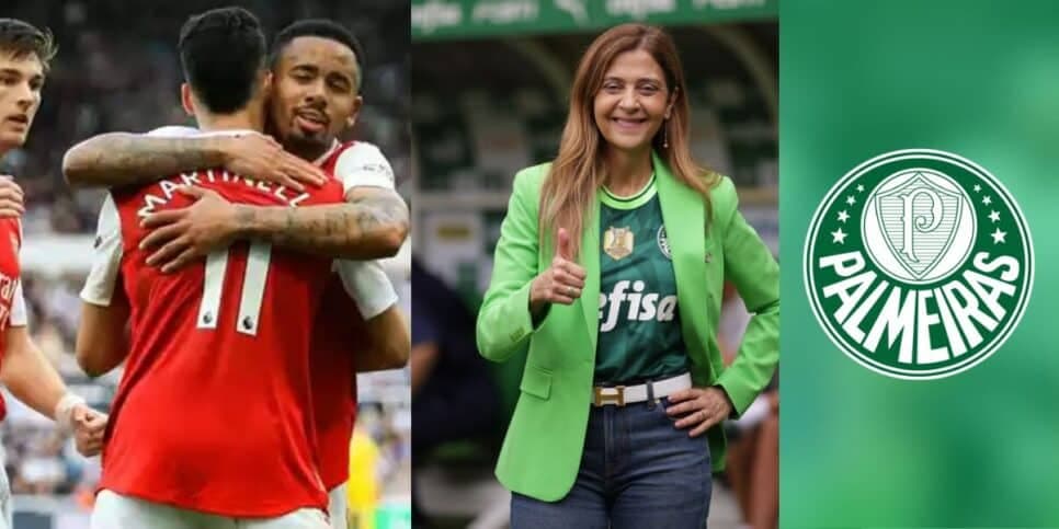 R$360M e Leila em êxtase: Gabriel deixa o Arsenal pra se apresentar no Palmeiras
