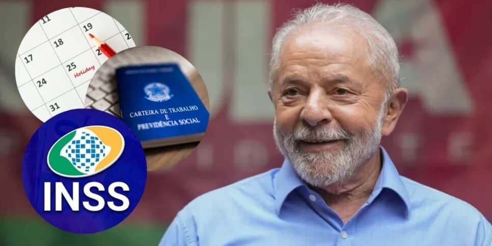3 novas leis de Lula: Novo feriado, idade mínima na aposentadoria do INSS e fim de dia de trabalho