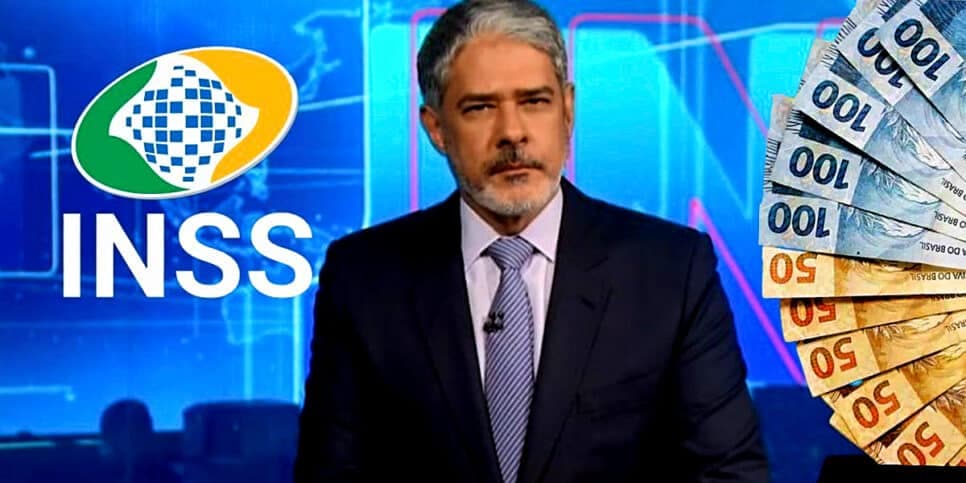 "Aumento": Bonner para JN com lei de Haddad e salário turbinado no INSS