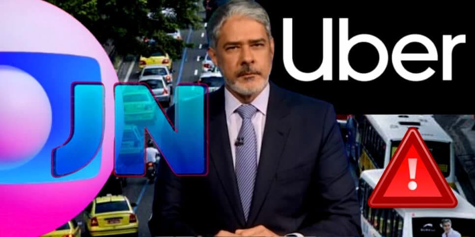 "Uma tortura": Bonner paralisa JN com nova lei da Uber que traz proibição vital em carros no RJ