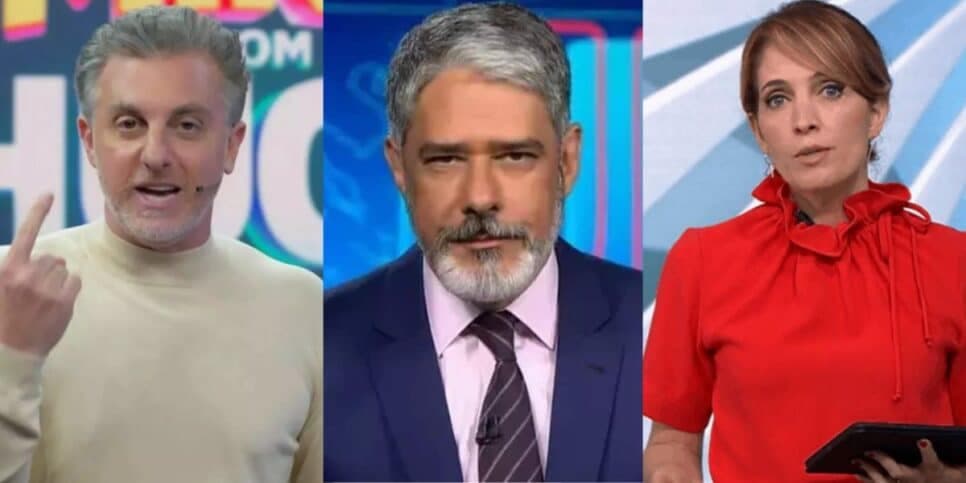 Huck e Poliana sofrem corte por culpa de Bonner e lidam com derrubada em pleno domingo: Audiências 27/10