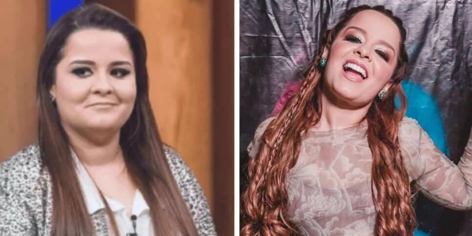 Maiara antes e depois da fama - Foto Reprodução Internet Maiara antes e depois da fama - Foto Reprodução Internet