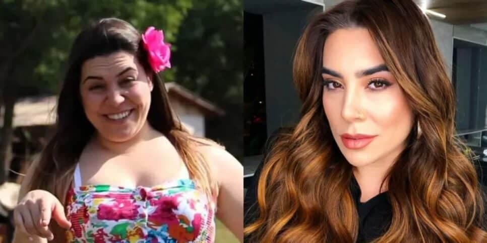 Naiara Azevedo antes e depois da fama - Foto Reprodução Internet Naiara Azevedo antes e depois da fama - Foto Reprodução Internet