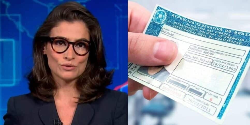 Renata para JN com nova lei de trânsito mais temida da CNH aos motoristas: “A partir de janeiro”