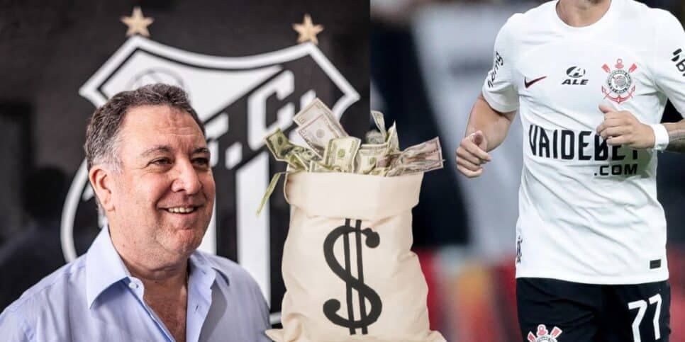 Teixeira libera PIX e craque do Corinthians está prestes a assinar com o Santos para 2025