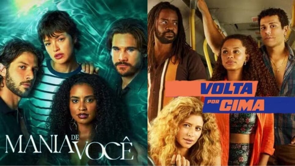 Mania de Você é menos vista que Volta Por Cima (Fotos: Reprodução/ Divulgação, TV Globo/ Montagem TV Foco) Mania de Você é menos vista que Volta Por Cima (Fotos: Reprodução/ Divulgação, TV Globo/ Montagem TV Foco)