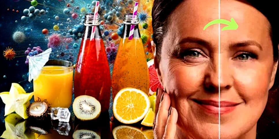 Suco é pura fonte da juventude e traz o melhor colágeno em modo turbo (Foto Reprodução/Montagem/Lennita/Tv Foco/Canva/Pinterest) Suco é pura fonte da juventude e traz o melhor colágeno em modo turbo (Foto Reprodução/Montagem/Lennita/Tv Foco/Canva/Pinterest)