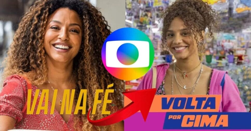 Fórmula de sucesso de Vai na Fé tende a se repetir em Volta por Cima (Fotos: Reprodução/ Divulgação, TV Globo/ Montagem TV Foco) Fórmula de sucesso de Vai na Fé tende a se repetir em Volta por Cima (Fotos: Reprodução/ Divulgação, TV Globo/ Montagem TV Foco)