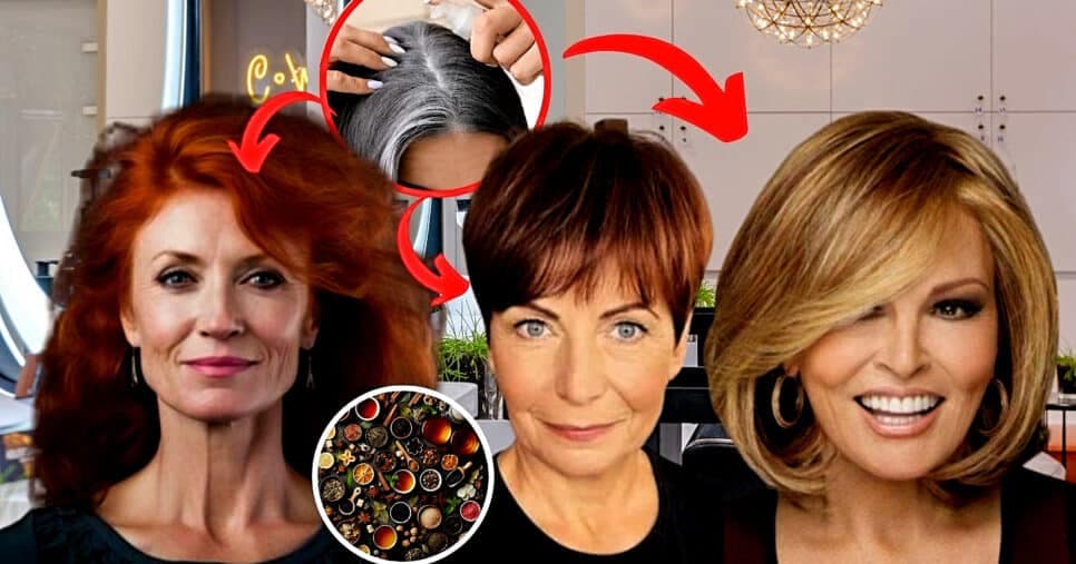 Adeus salão: Tinta natural com 2 ingredientes cobre até o último fio grisalho