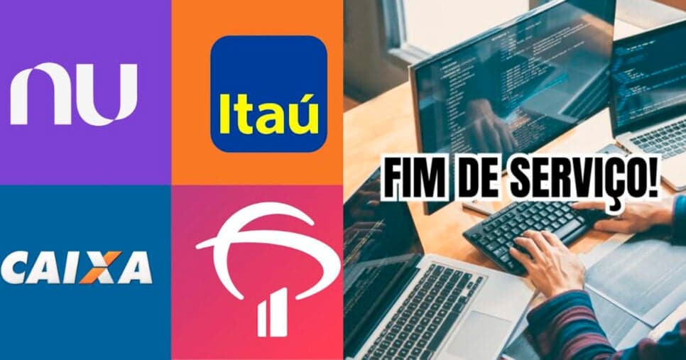 Caixa, Bradesco, Itaú e até Nubank: 4 bancões decretam fim de serviço queridinho no Brasil após 39 anos