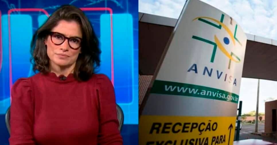 “Severos ricos a saúde”: Renata Vasconcellos para JN com proibição da Anvisa contra produto n°1 de brasileiros