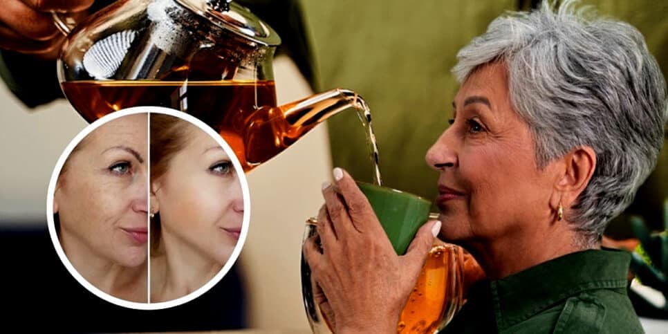 Melhor que sono da beleza: Chá com único ingrediente recupera todo colágeno e salva as 60+ em 5 min