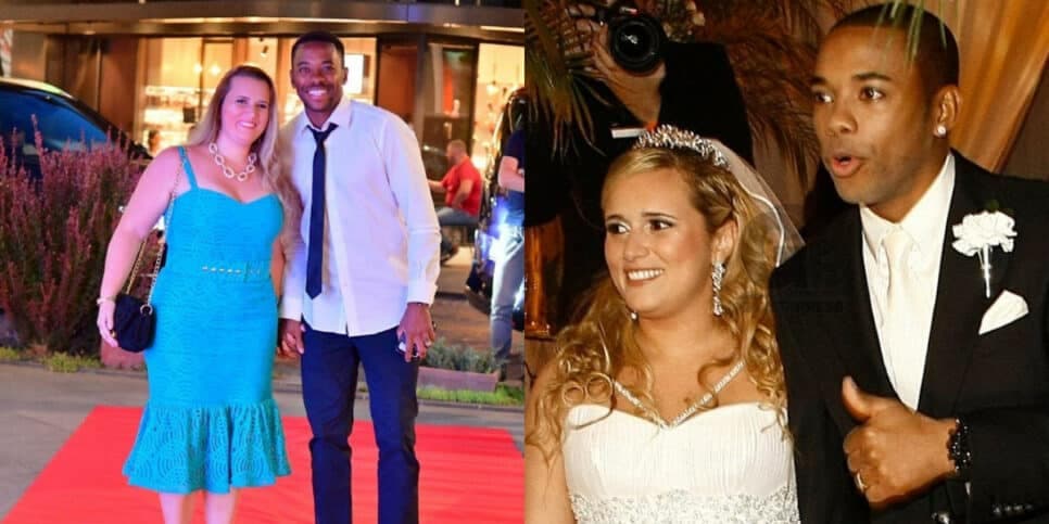 O famoso ex-seleção brasileiro ao lado de sua mulher, Vivian (Foto: Reprodução/Montagem TV Foco) O famoso ex-seleção brasileiro ao lado de sua mulher, Vivian (Foto: Reprodução/Montagem TV Foco)