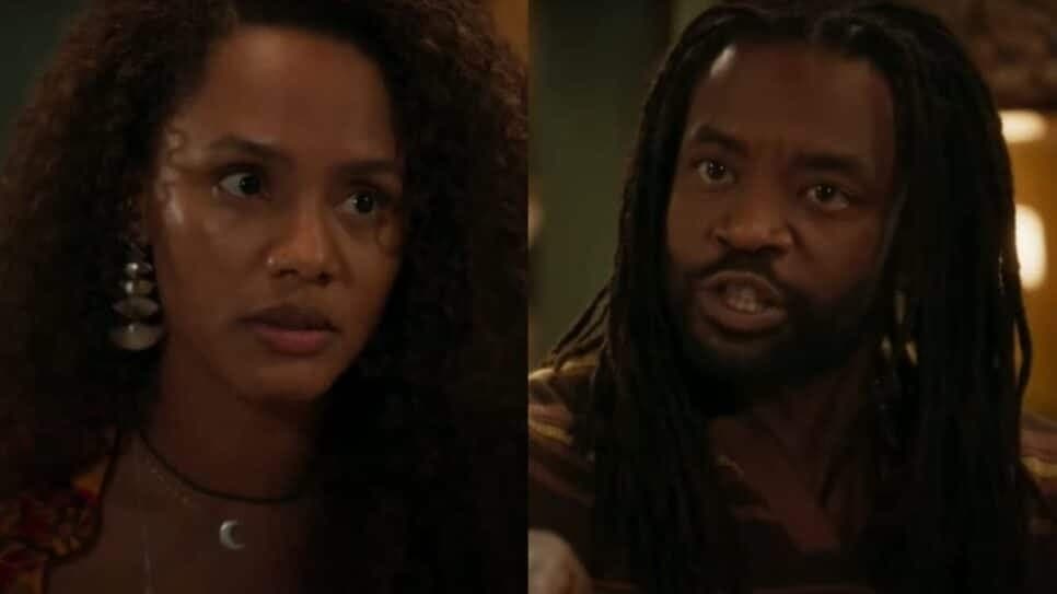 Gravidez estremece namoro de Madá e Jão, mas recado sobrenatural mudará tudo (Fotos: Reprodução/ TV Globo/ Montagem TV Foco) Gravidez estremece namoro de Madá e Jão, mas recado sobrenatural mudará tudo (Fotos: Reprodução/ TV Globo/ Montagem TV Foco)