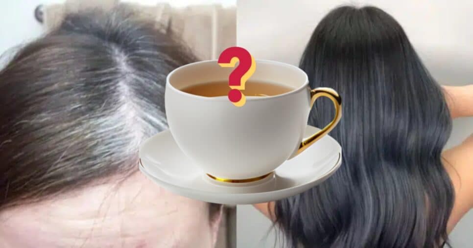 Descobrimos: Chá caseiro com 3 ingredientes dá fim ao cabelo grisalho sem gastar 1 real com tinta