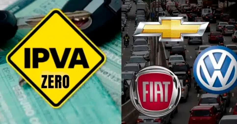 Fiat, Volks e Chevrolet dando adeus: Fim do IPVA é confirmado à lista de 12 carros em 2025