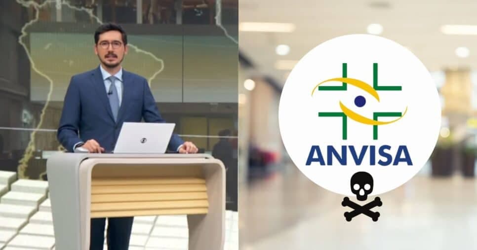 Risco de morte: Substituto de Tralli paralisa JH com produto nº1 proibido pela ANVISA popular em shoppings
