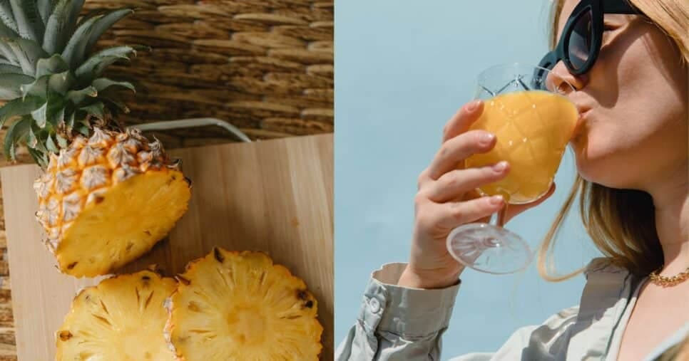 Bomba de colágeno e afina o rosto: Suco detox potente com abacaxi e +6 ingredientes rejuvenesce as 50+