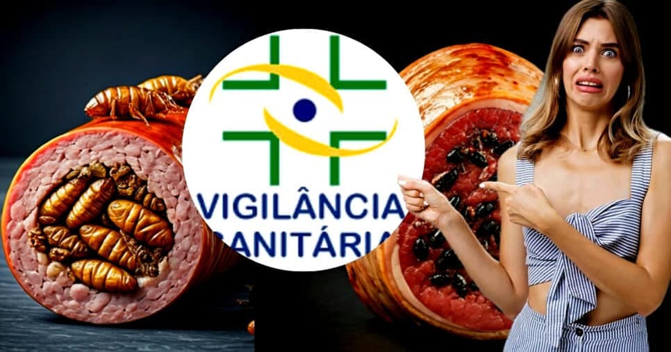 Carne recheada de insetos: Vigilância Sanitária interdita açougue de supermercado n°1 por nojeira em 2024