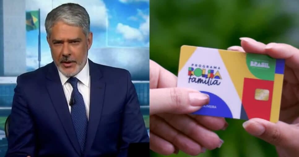 "Urgência": William Bonner paralisa JN com nova lei anunciada ao Bolsa Família que atinge pagamentos