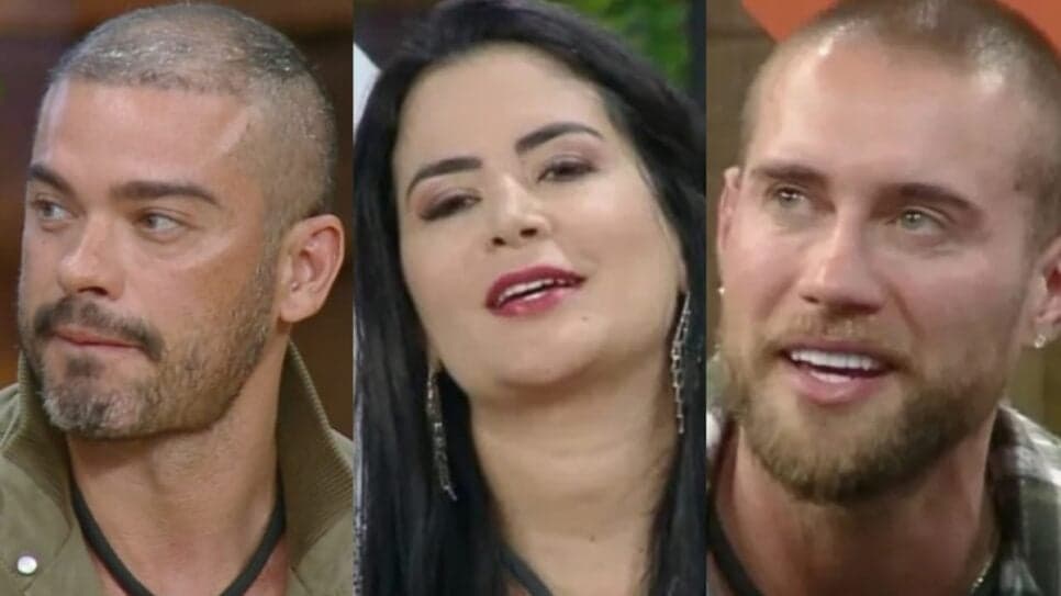 Sidney Sampaio, Vanessa Carvalho e Yuri Bonotto estão na roça (Fotos: Reprodução/ PlayPlus/ Montagem TV Foco) Sidney Sampaio, Vanessa Carvalho e Yuri Bonotto estão na roça (Fotos: Reprodução/ PlayPlus/ Montagem TV Foco)