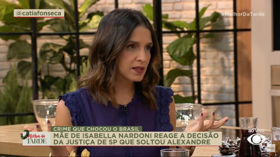 Mãe de Isabella Nardoni no Melhor da Tarde (Foto: Reprodução/ Band/ Youtube) Mãe de Isabella Nardoni no Melhor da Tarde (Foto: Reprodução/ Band/ Youtube)