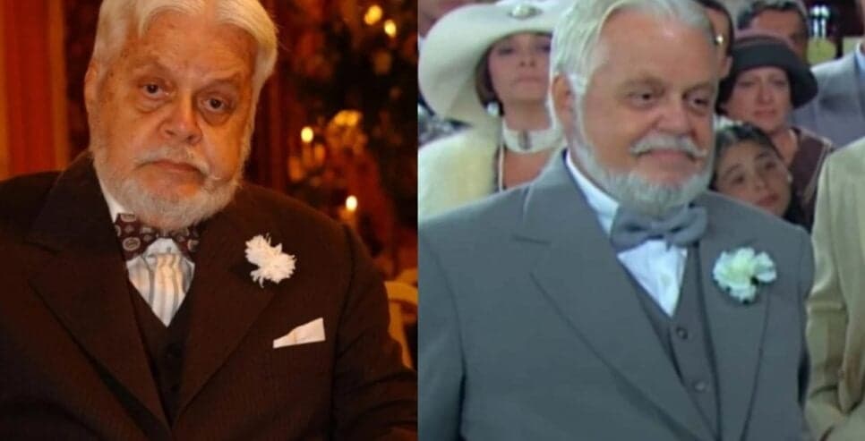 Cláudio Corrêa e Castro como o Conde Klaus Von Burgo (Fotos: Reprodução/ Divulgação, Globo/ Montagem TV Foco) Cláudio Corrêa e Castro como o Conde Klaus Von Burgo (Fotos: Reprodução/ Divulgação, Globo/ Montagem TV Foco)