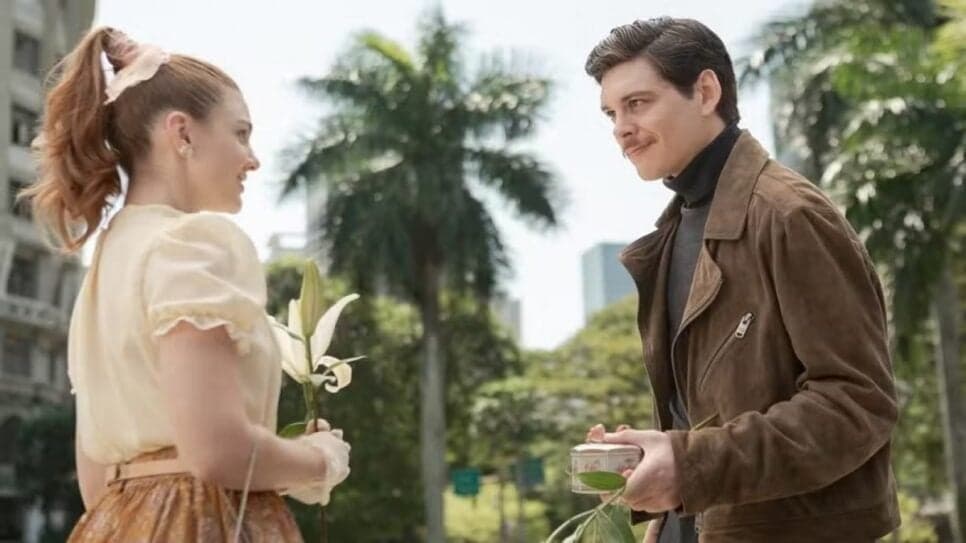 Celeste acaba sendo humilhada publicamente pelo namorado abusivo (Foto: Reprodução/ TV Globo) Celeste acaba sendo humilhada publicamente pelo namorado abusivo (Foto: Reprodução/ TV Globo)