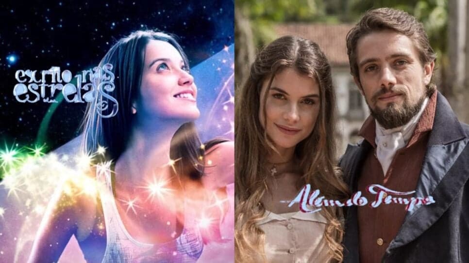 Reprises de Escrito nas Estrelas (2010) e Além do Tempo (2015) aclamadas na Internet (Fotos: Reprodução/ Divulgação, Globo/ Montagem TV Foco) Reprises de Escrito nas Estrelas (2010) e Além do Tempo (2015) aclamadas na Internet (Fotos: Reprodução/ Divulgação, Globo/ Montagem TV Foco)