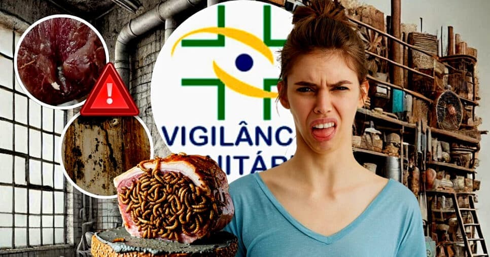 Carne com larvas e pão com cimento: Vigilância Sanitária interdita açougue e padaria n°1 em 2024 após risco