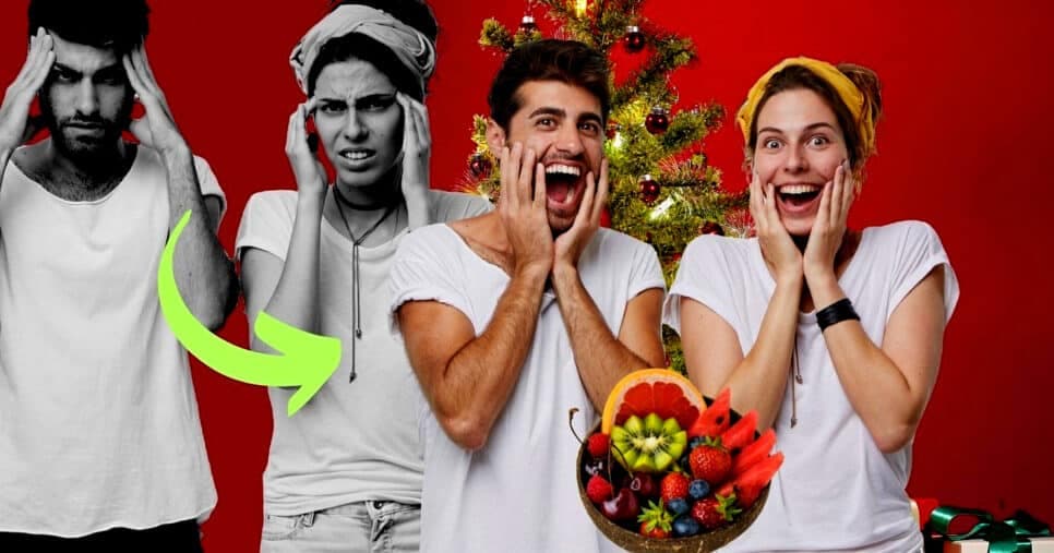 Natal sem ressaca: Mistura com 3 ingredientes salva as 50+ do mal estar e da dor de cabeça pós festa