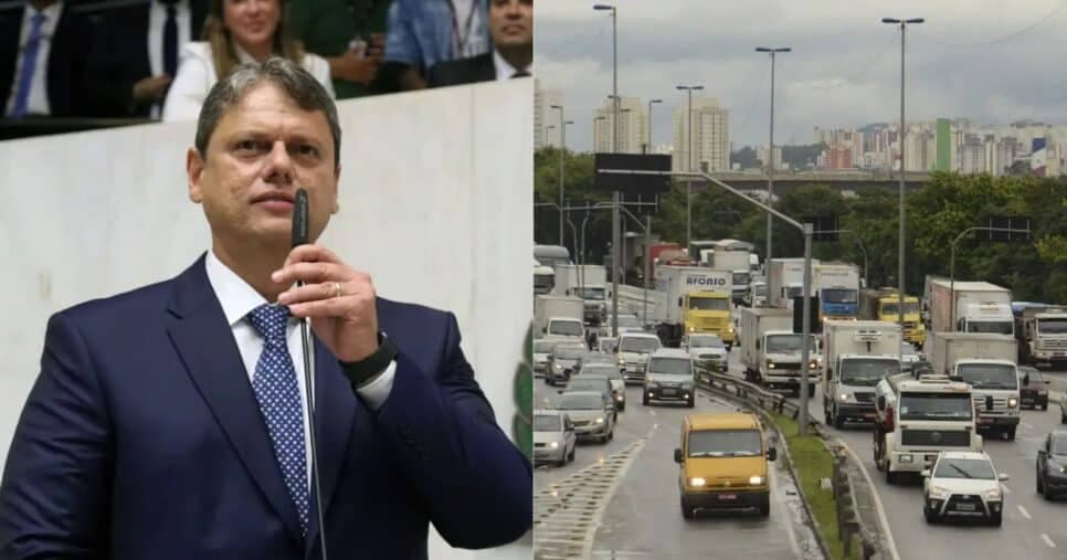 Tarcísio crava desconto no IPVA para salvar 950 mil motoristas da Uber e 99 até 20/12 em SP