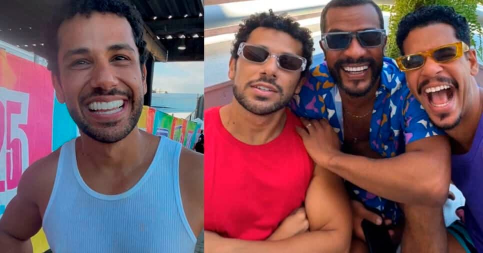 Amaury Lorenzo, Samuel de Assis e Felipe Veloso. Kadu Brandão - Foto: Instagram Amaury Lorenzo, Samuel de Assis e Felipe Veloso. Kadu Brandão - Foto: Instagram