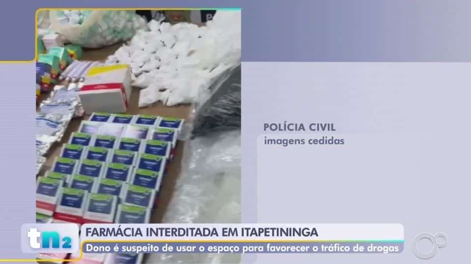 Polícia Civil revelou a venda de medicamentos adulterados na farmácia (Foto Reprodução/Globoplay) Polícia Civil revelou a venda de medicamentos adulterados na farmácia (Foto Reprodução/Globoplay)