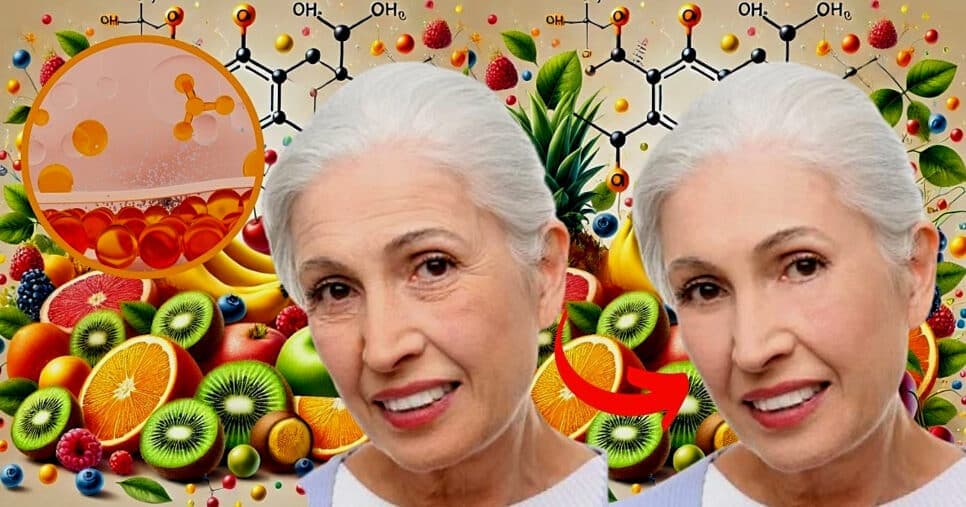 Colágeno de ouro: Mistura com fruta n°1 salva pele das 60 + em 5 passos neste verão