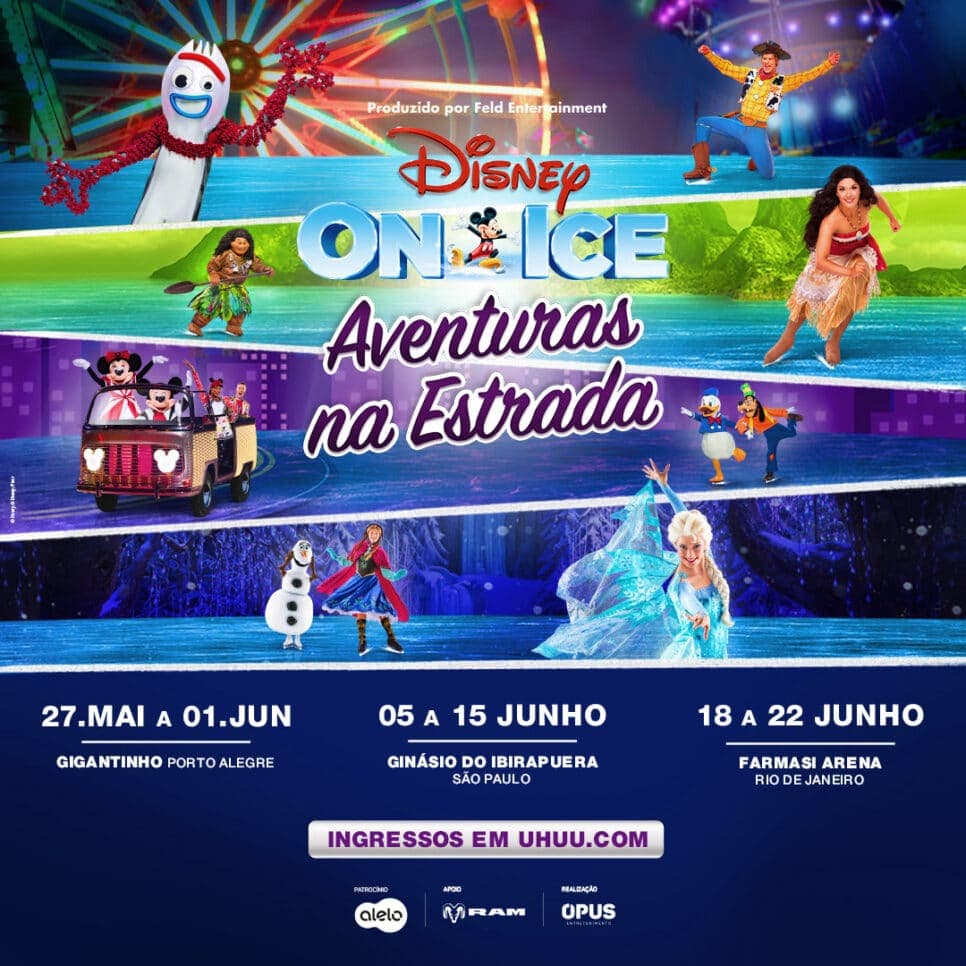 Disney On Ice - Aventuras na Estrada - Foto: Divulgação Disney On Ice - Aventuras na Estrada - Foto: Divulgação