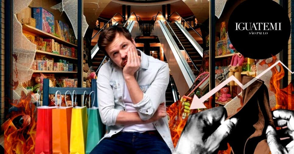 Falência e engolida pelo fogo: Adeus de 2 gigantes ao Shopping Iguatemi e + deixam clientes sem chão em SP