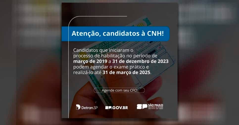 Postagem do Dentran-SP sobre CNH (Foto: Reprodução - Instagram) Postagem do Dentran-SP sobre CNH (Foto: Reprodução - Instagram)