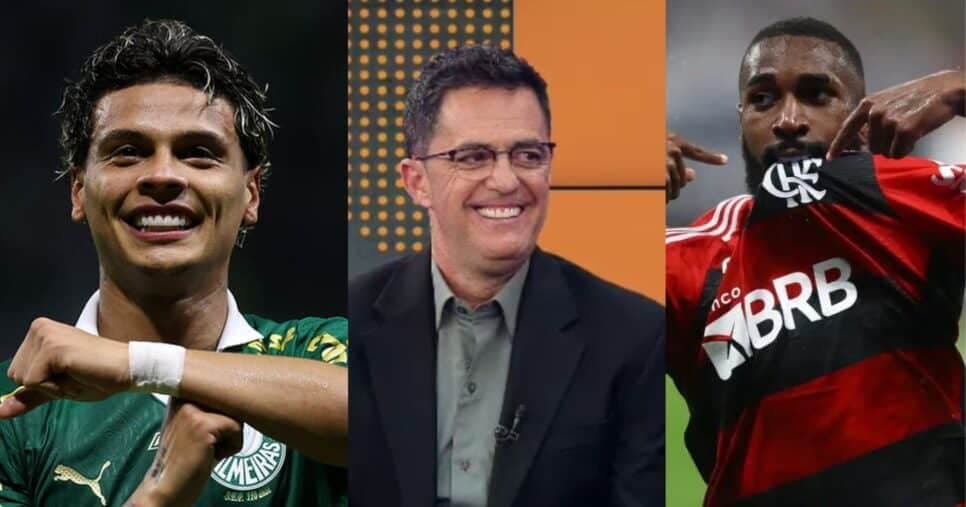 Richard Ríos e Gerson: Substituto de Neto para Band com time da série A dando rasteira em Palmeiras e Flamengo