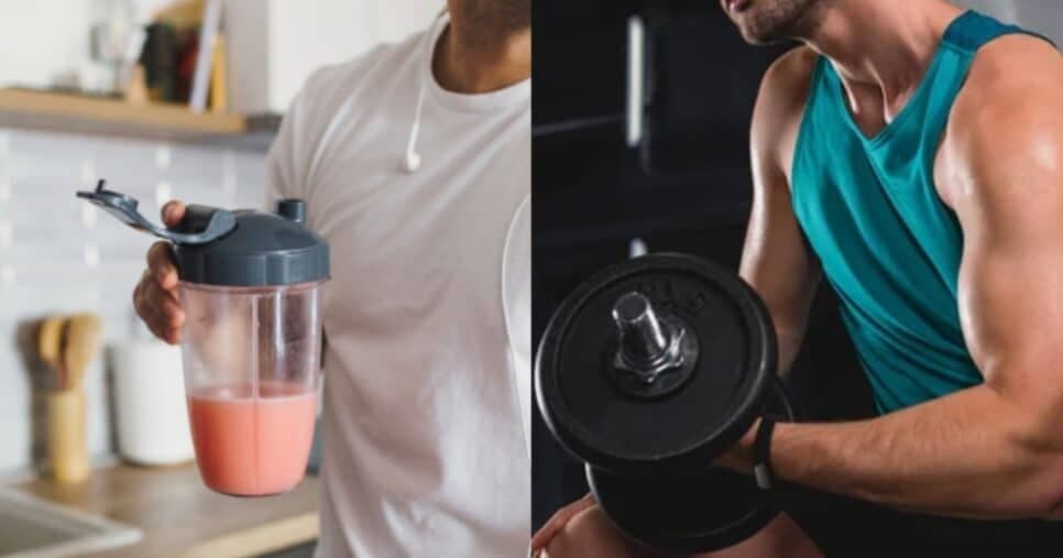 Melhor que creatina: Shake mais potente com 4 ingredientes populares duplica força dos homens na academia