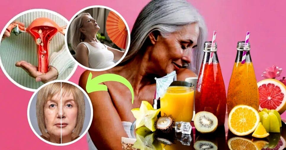 Alivia a menopausa e traz o melhor colágeno: Super suco com 2 ingredientes salva as 60+ do envelhecimento