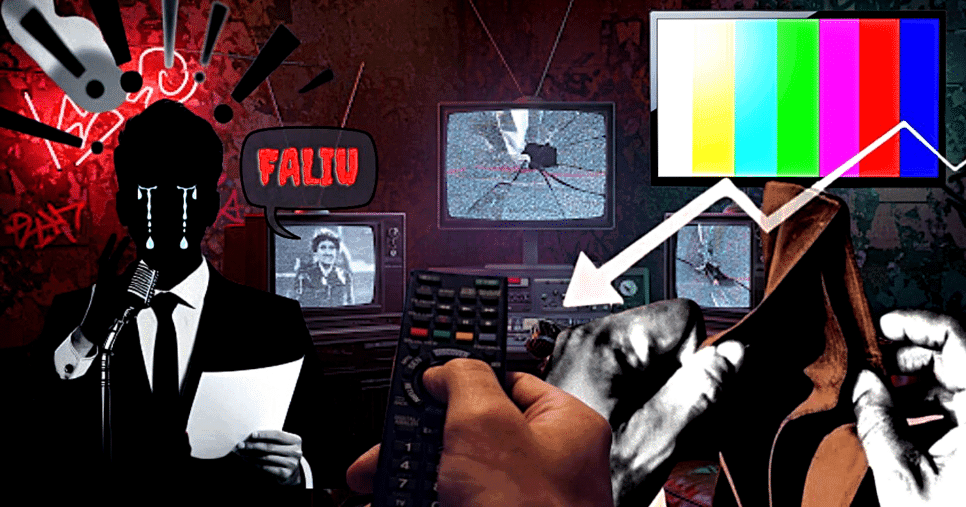 Falência e despejo: Emissora de TV acabou e foi parar no meio da rua