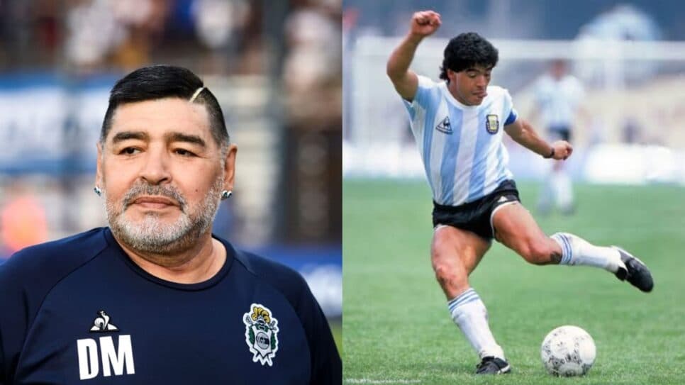 Carta psicografada de Diego Maradona, famoso jogador de futebol argentino (Fotos: Reprodução/ Internet/ Montagem TV Foco) Carta psicografada de Diego Maradona, famoso jogador de futebol argentino (Fotos: Reprodução/ Internet/ Montagem TV Foco)