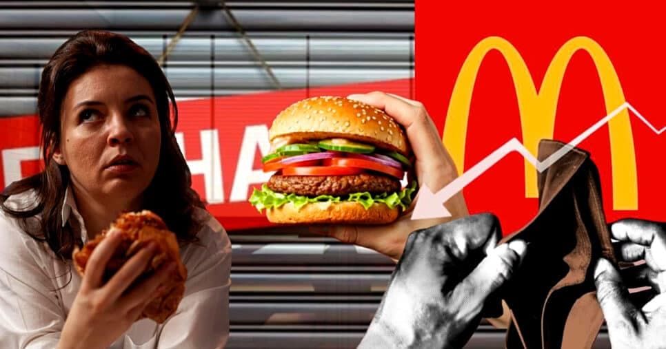 Falência exigida e 19 lojas fechadas de uma só vez: Rival do McDonald's sofre 2 viradas em país