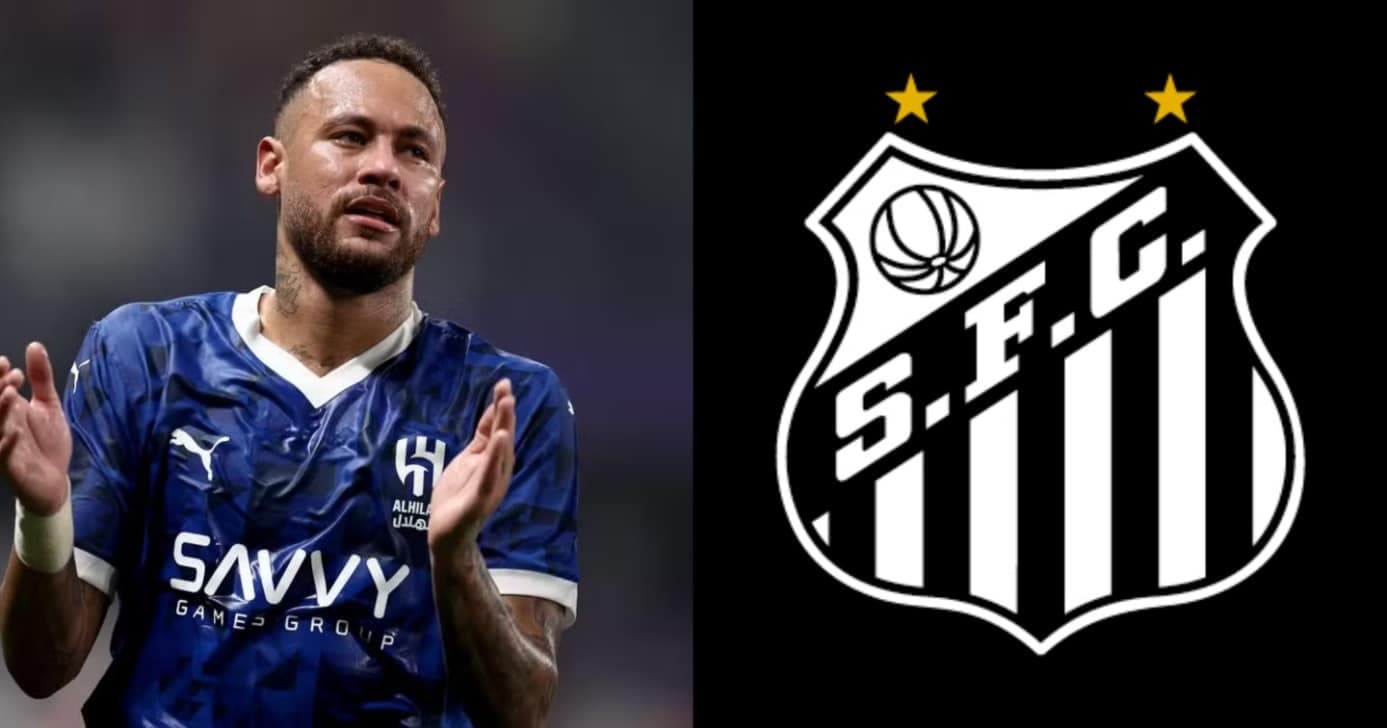 Santos crava reforço de R$30M pra jogar com Neymar em 2025 - (Montagem / TV FOCO) Santos crava reforço de R$30M pra jogar com Neymar em 2025 - (Montagem / TV FOCO)