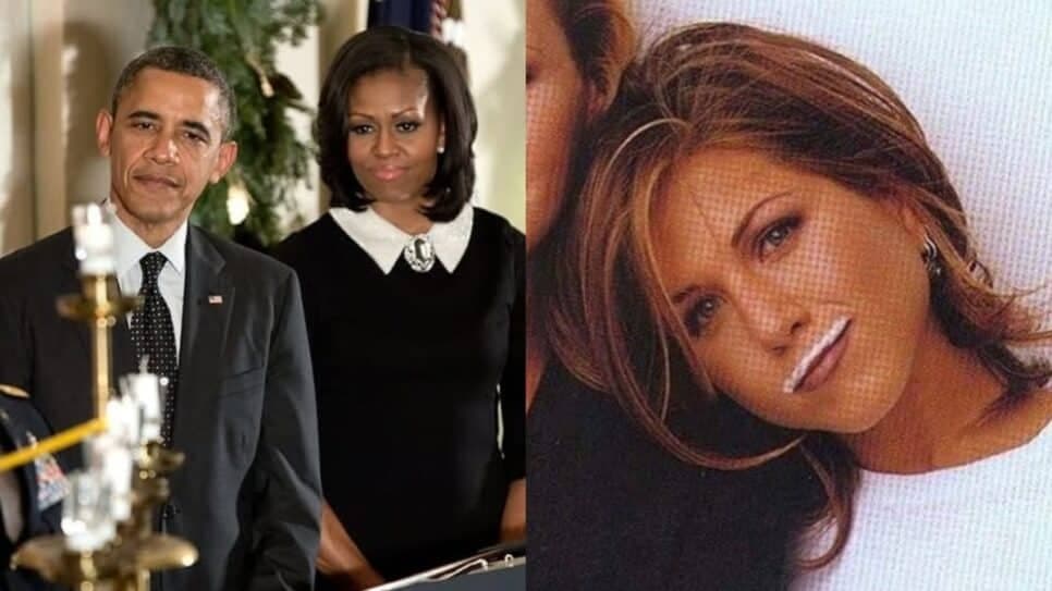 Ex-presidente americano envolvido em suposto affair com Jennifer Aniston (Foto: Reprodução/ Instagram/ Montagem) Ex-presidente americano envolvido em suposto affair com Jennifer Aniston (Foto: Reprodução/ Instagram/ Montagem)