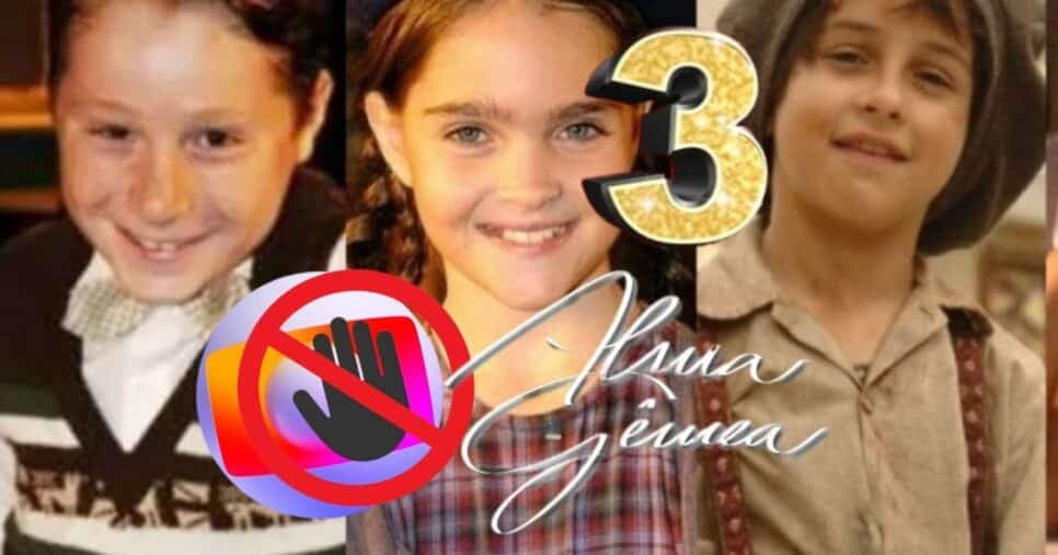 Repúdio às novelas: 3 estrelas mirins de Alma Gêmea, da Globo, estão irreconhecíveis e vivem de trabalho comum